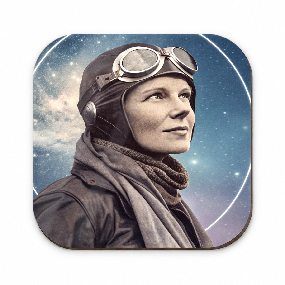 Amelia Earhart Aviation Fridge Magnet