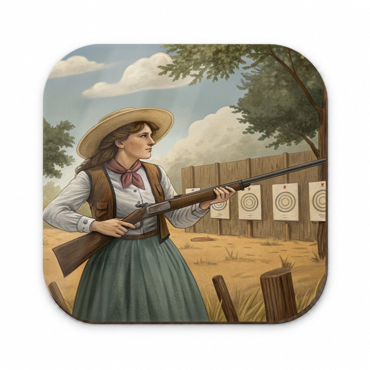 Annie Oakley Wild West Fridge Magnet
