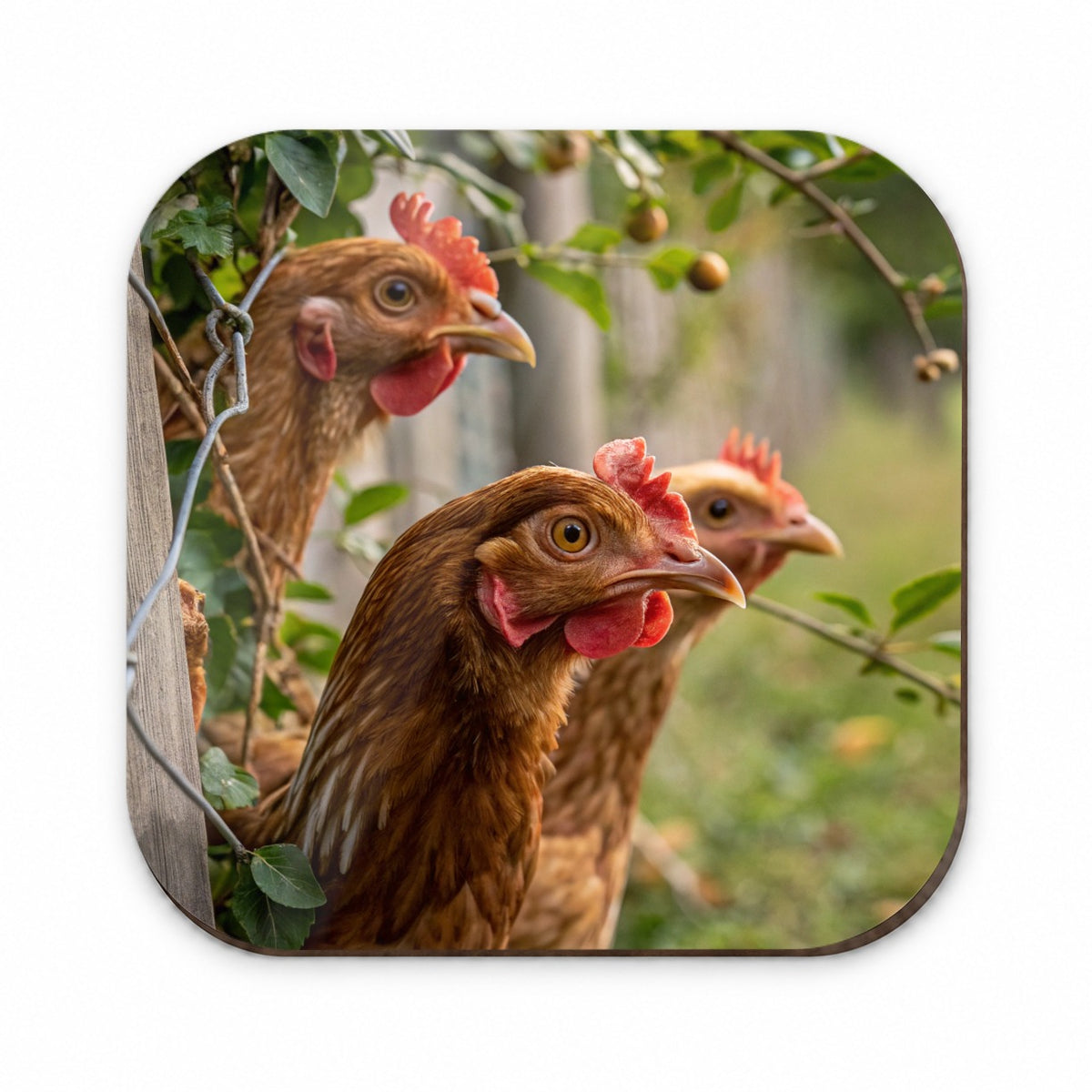 Backyard Chickens Farm Life Fridge Magnet