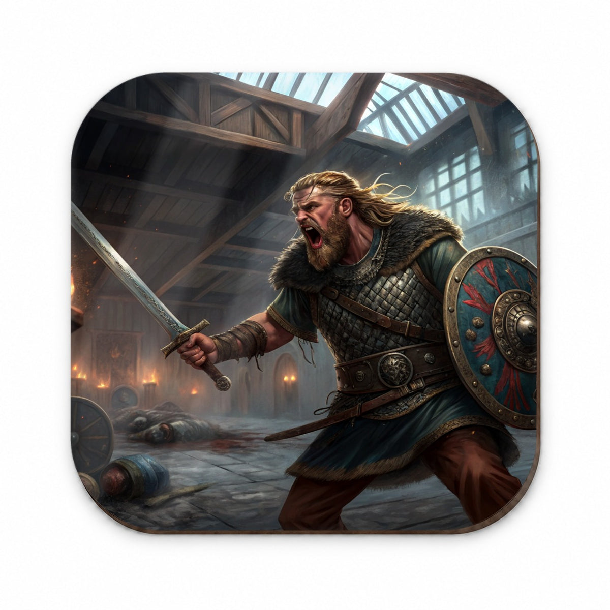 Beowulf Viking Warrior Fridge Magnet