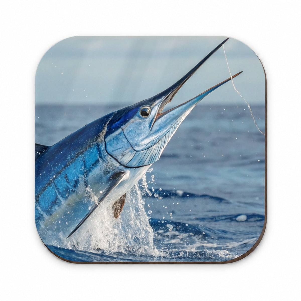 Blue Marlin Deep Sea Fishing Fridge Magnet