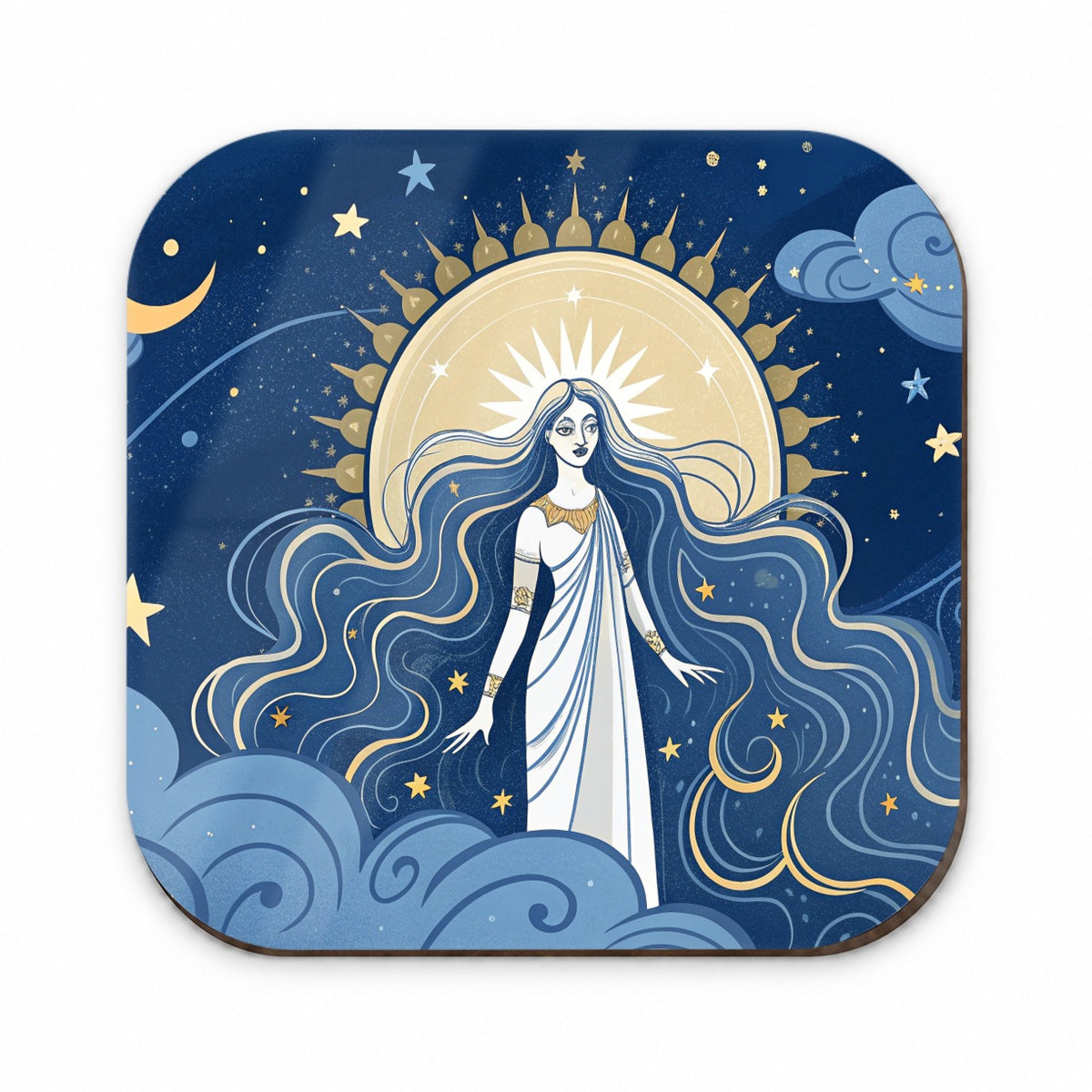 Celestial Moon Goddess Tarot Fridge Magnet