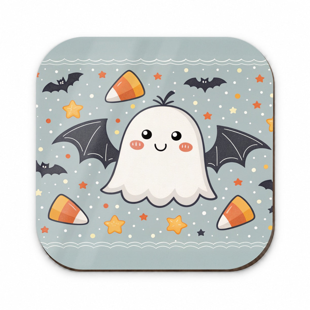 Cute Ghosts Bats Candy Corn Halloween Fridge Magnet