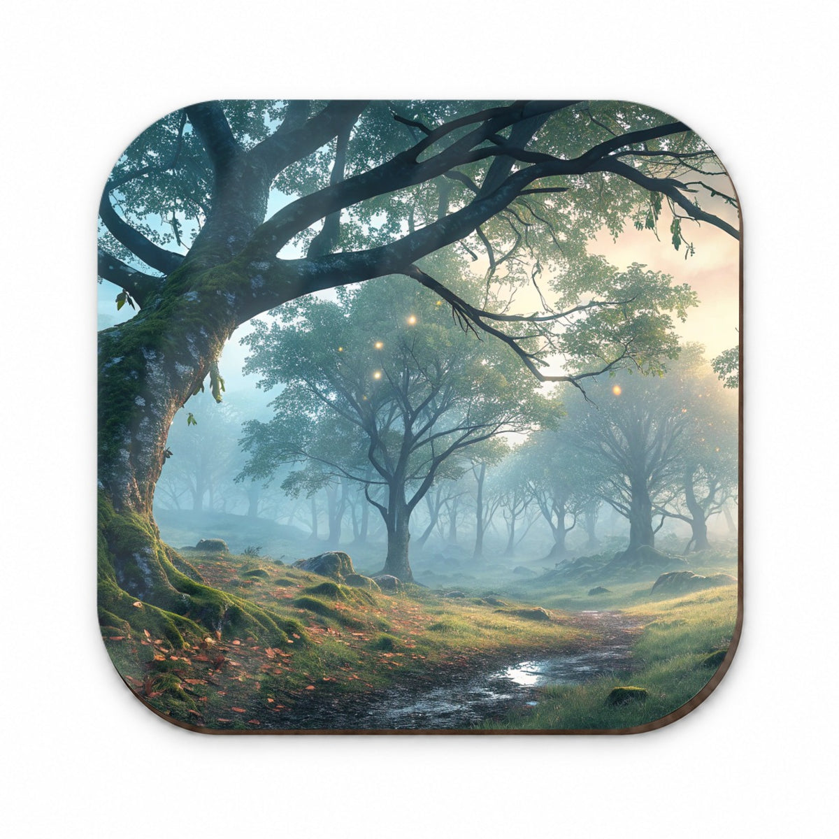 Enchanted Woodland Forest Landscape Fridge Magnet