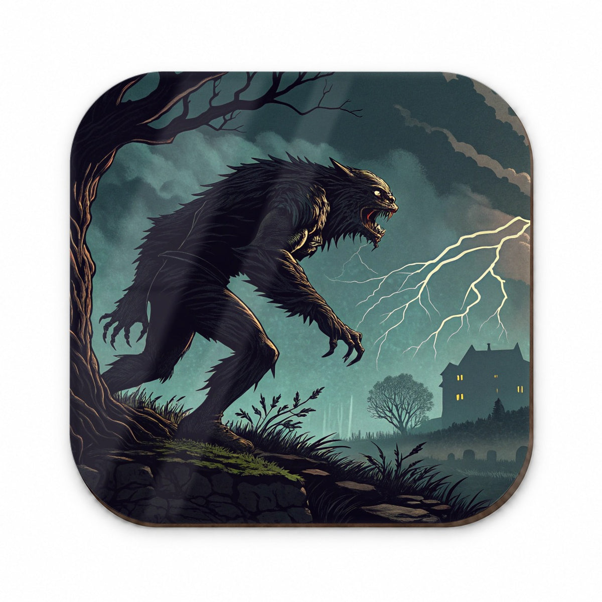 Gothic Horror Monster Halloween Fridge Magnet