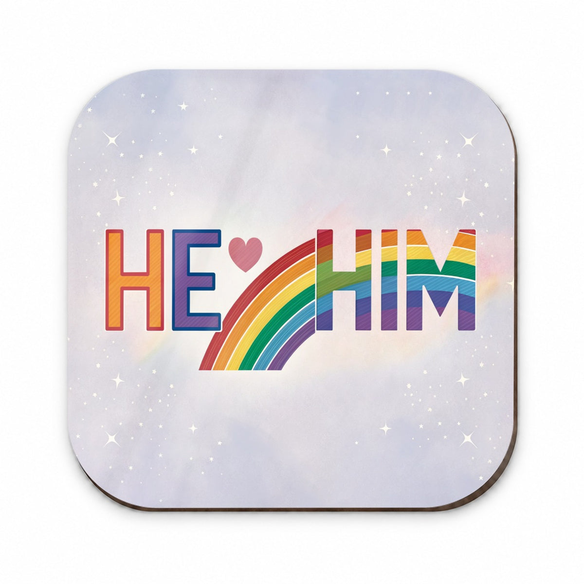 He Him Pride Love Fridge Magnet
