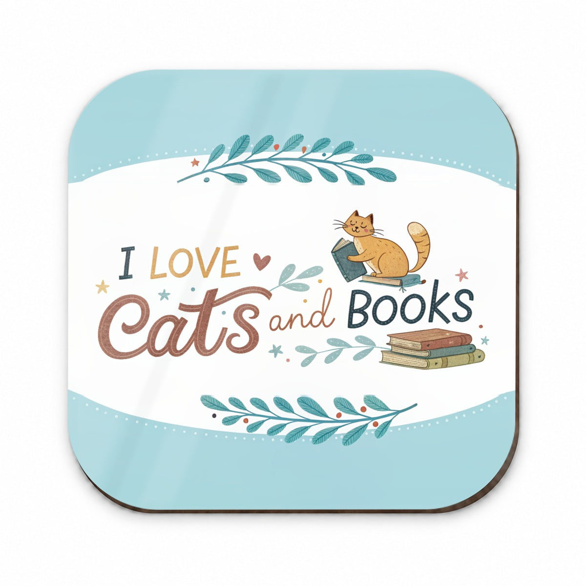 I Love Cats Books Reader Fridge Magnet