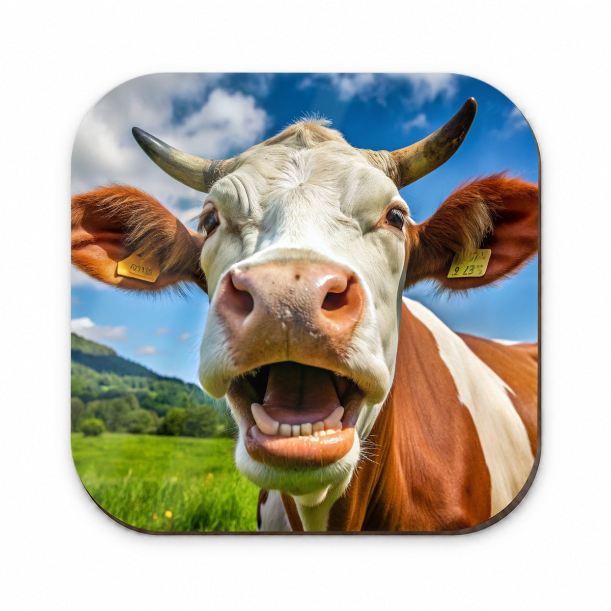 Laughing Cow Farm Fridge Magnet