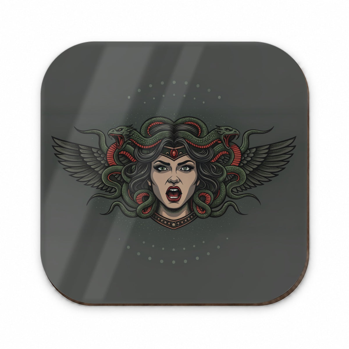 Medusa Gorgon Snake Tattoo Style Fridge Magnet