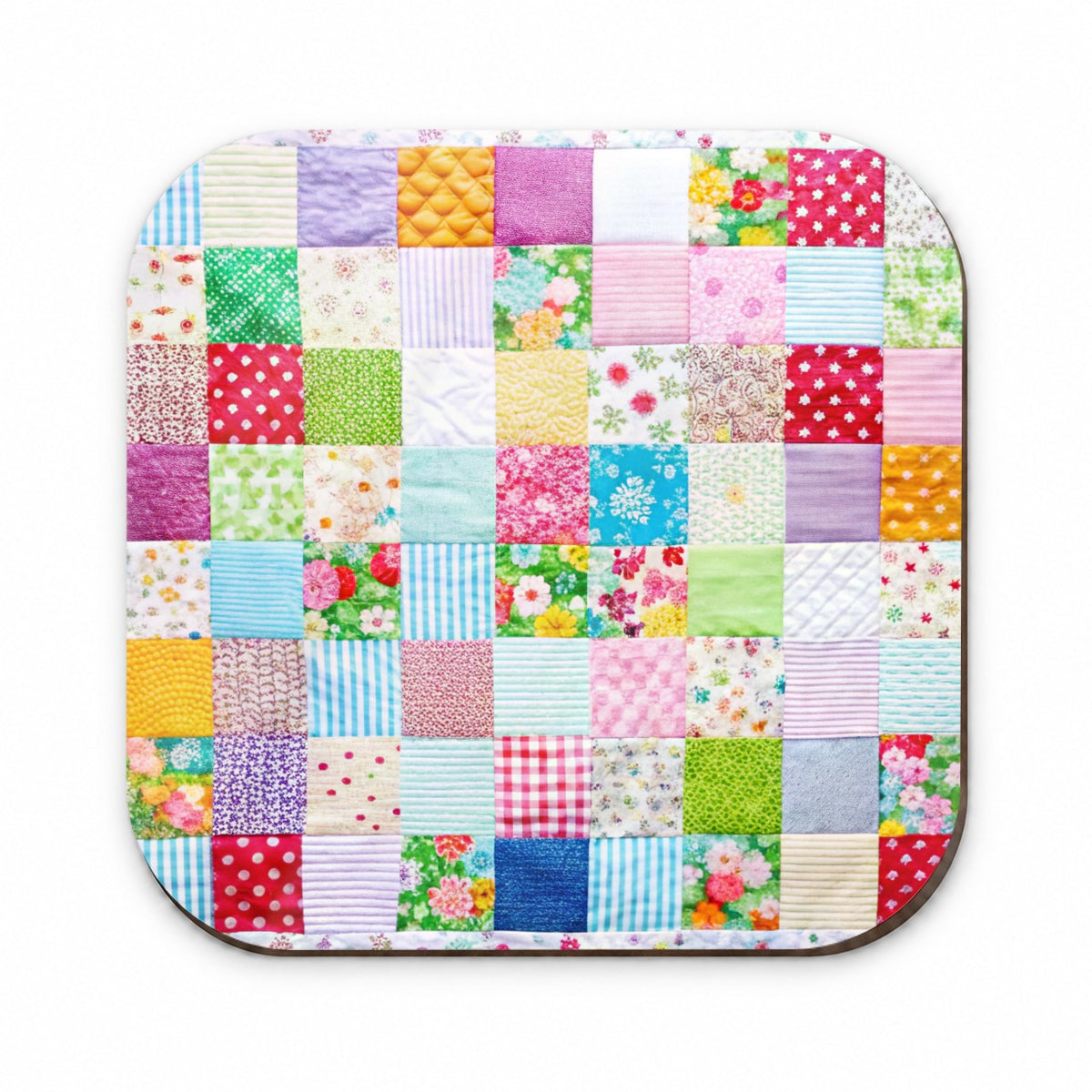 Patchwork Quilt Colorful Fridge Magnet