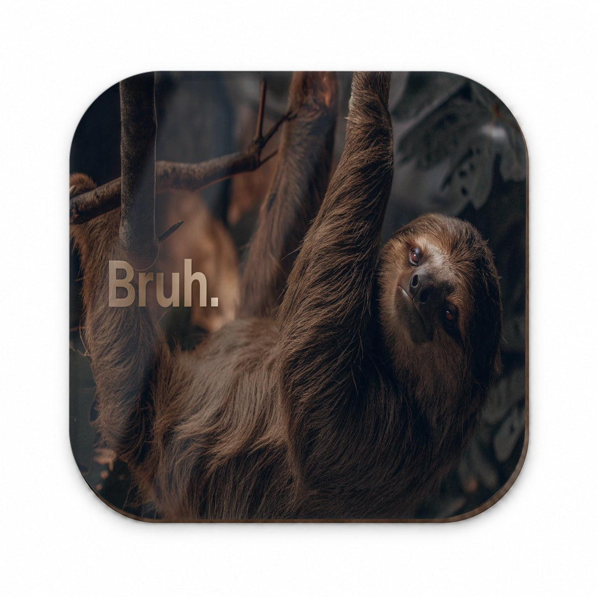 Sloth Saying Bruh Funny Fridge Magnet