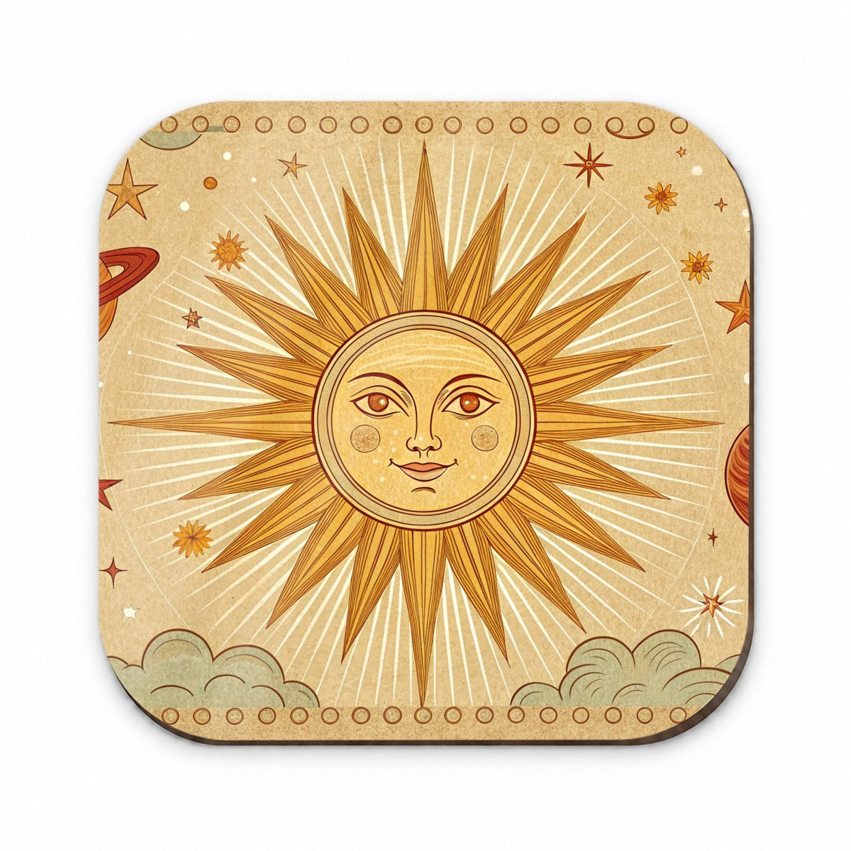 Sun Tarot Celestial Radiance Fridge Magnet