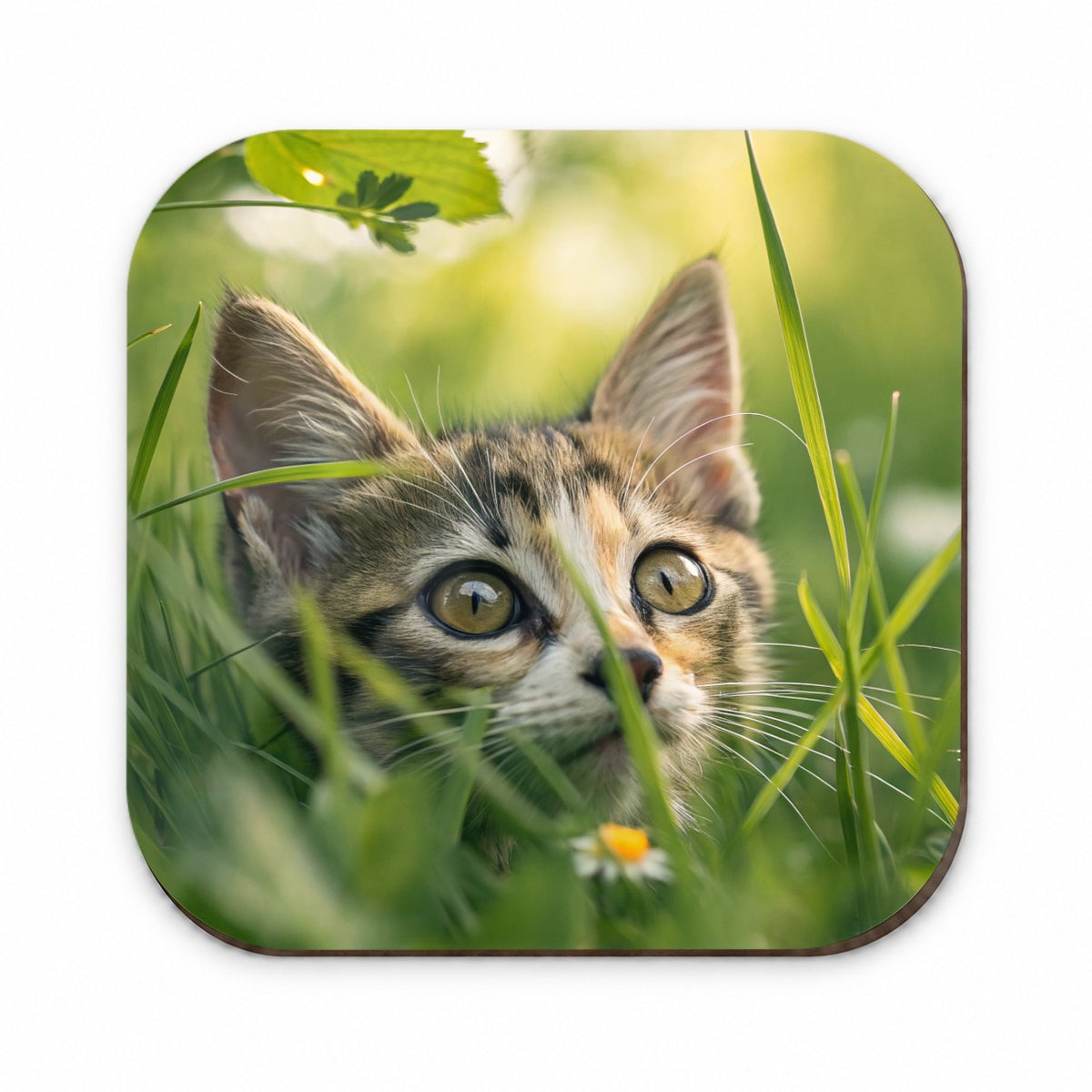 Tabby Cat In Nature Fridge Magnet