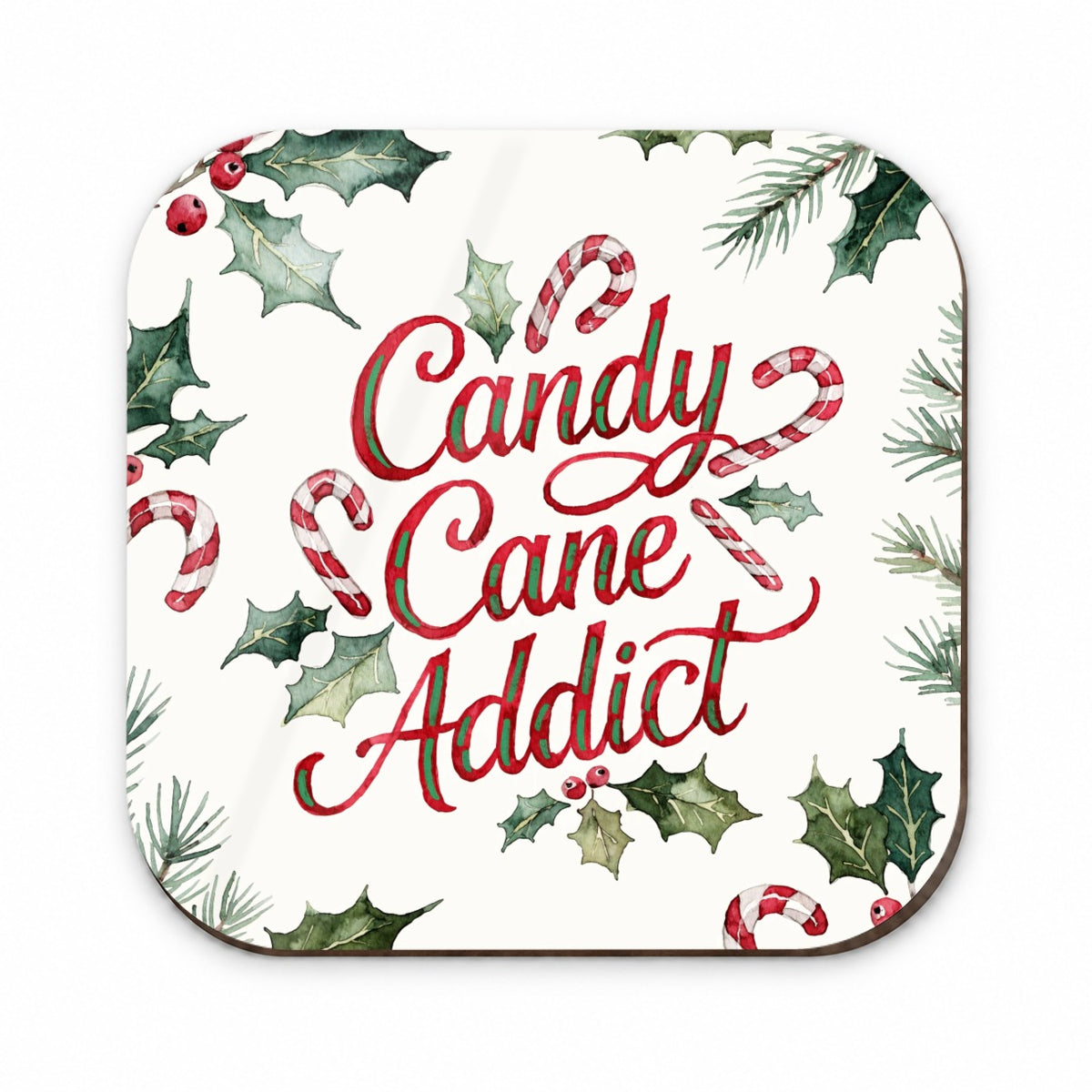 Candy Cane Addict Christmas Funny Fridge Magnet