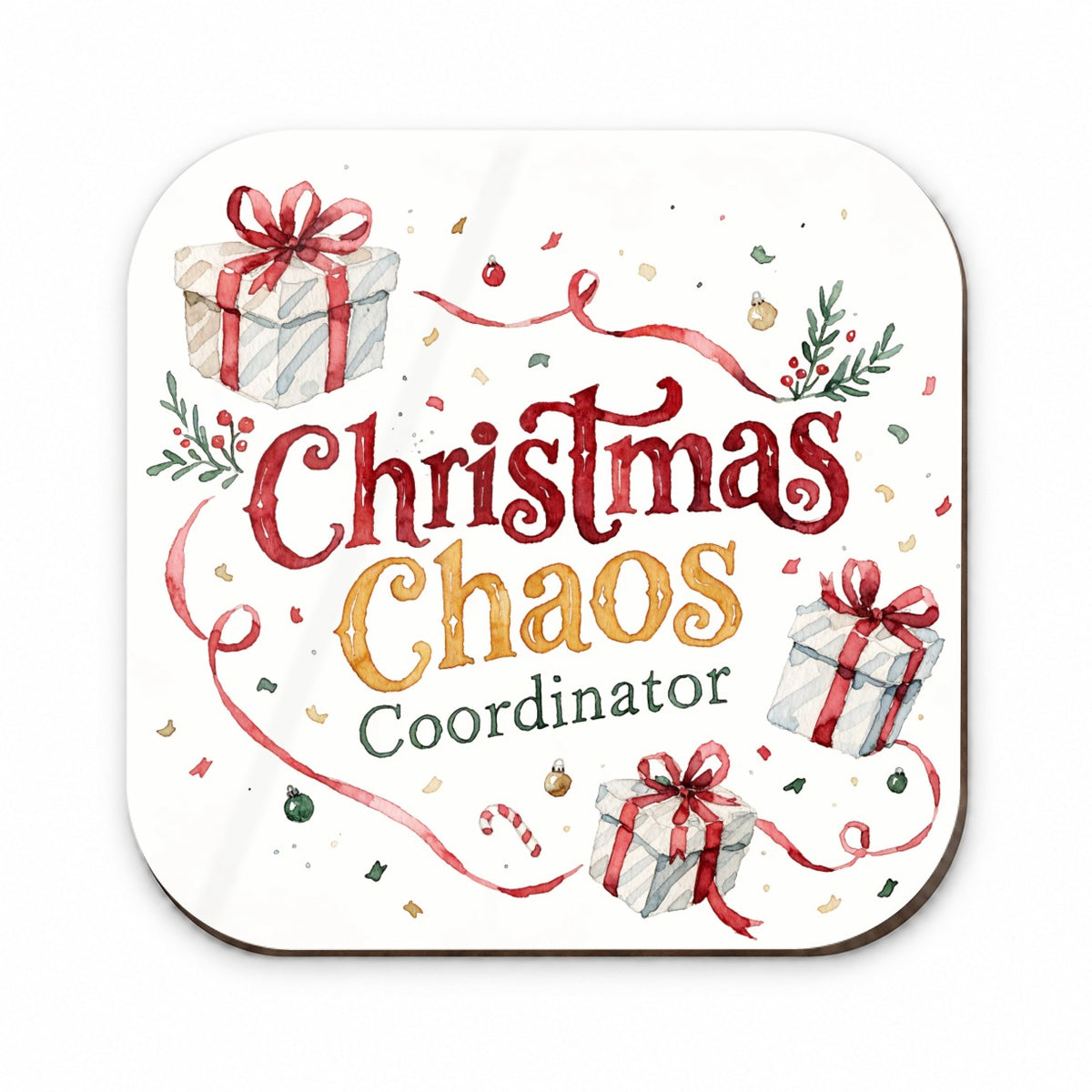 Christmas Chaos Coordinator Fridge Magnet