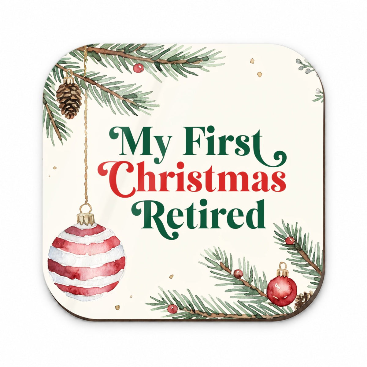 First Christmas Retired Red Green Fridge Magnet