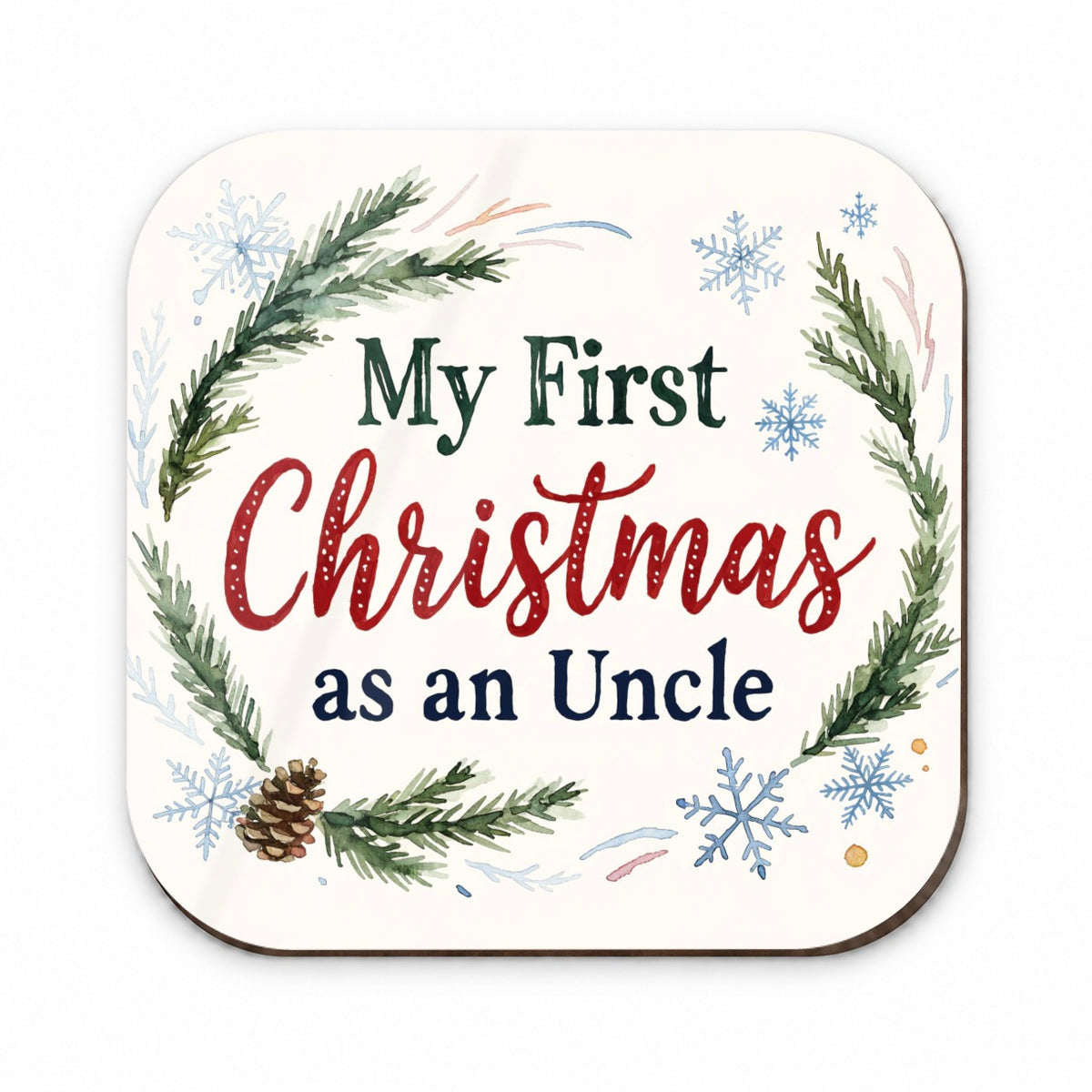 First Christmas Uncle Fridge Magnet