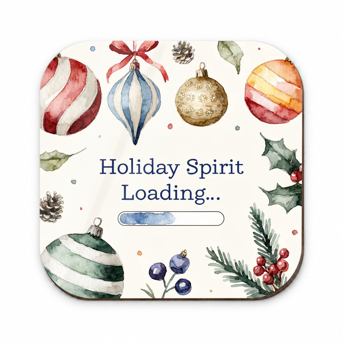 Holiday Spirit Loading Christmas Fridge Magnet
