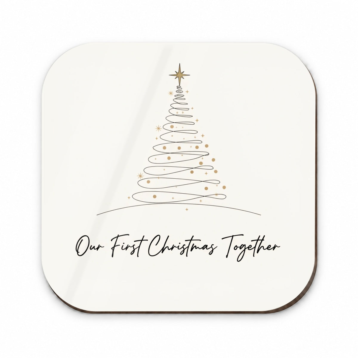 Our First Christmas Together Simple Fridge Magnet