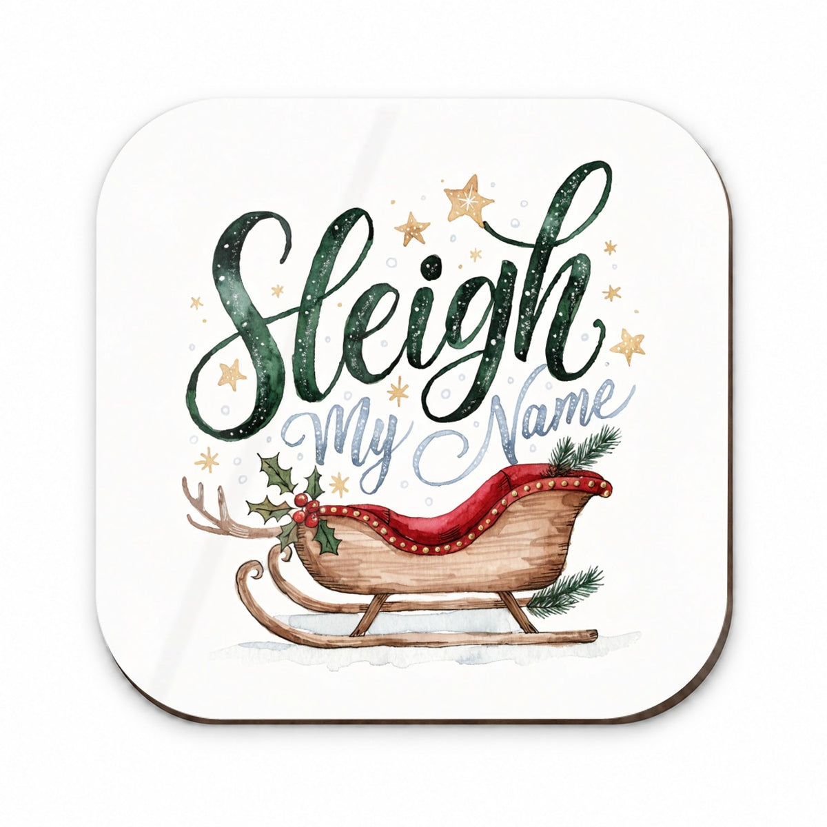 Sleigh Say My Name Christmas Funny Fridge Magnet