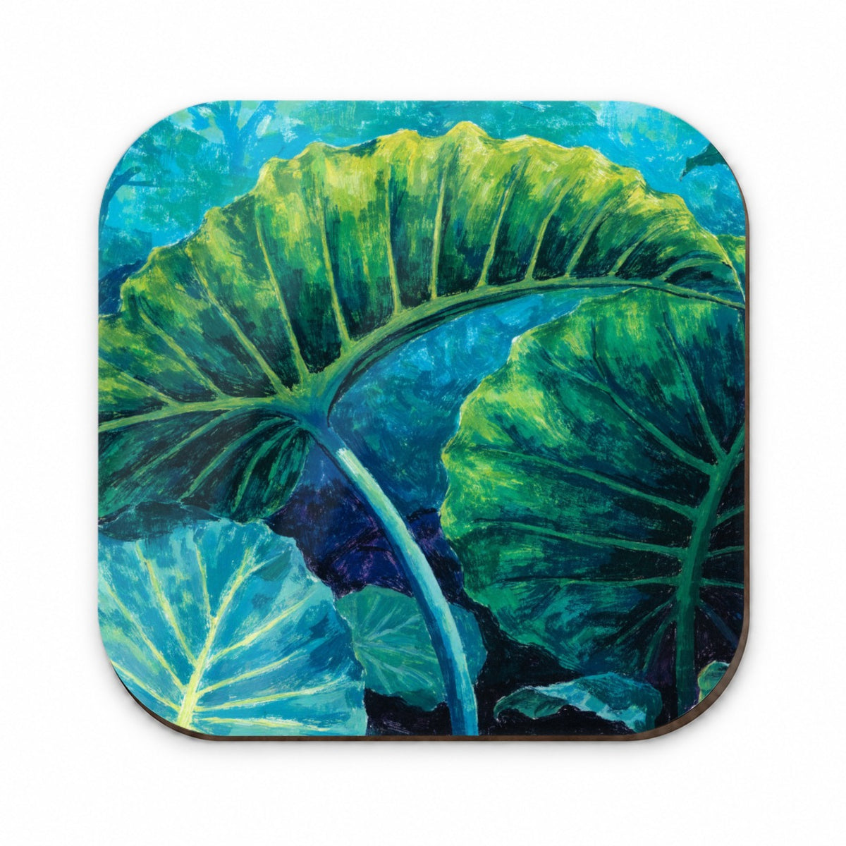 Alocasia Elephant Ear Leaves Fridge Magnet