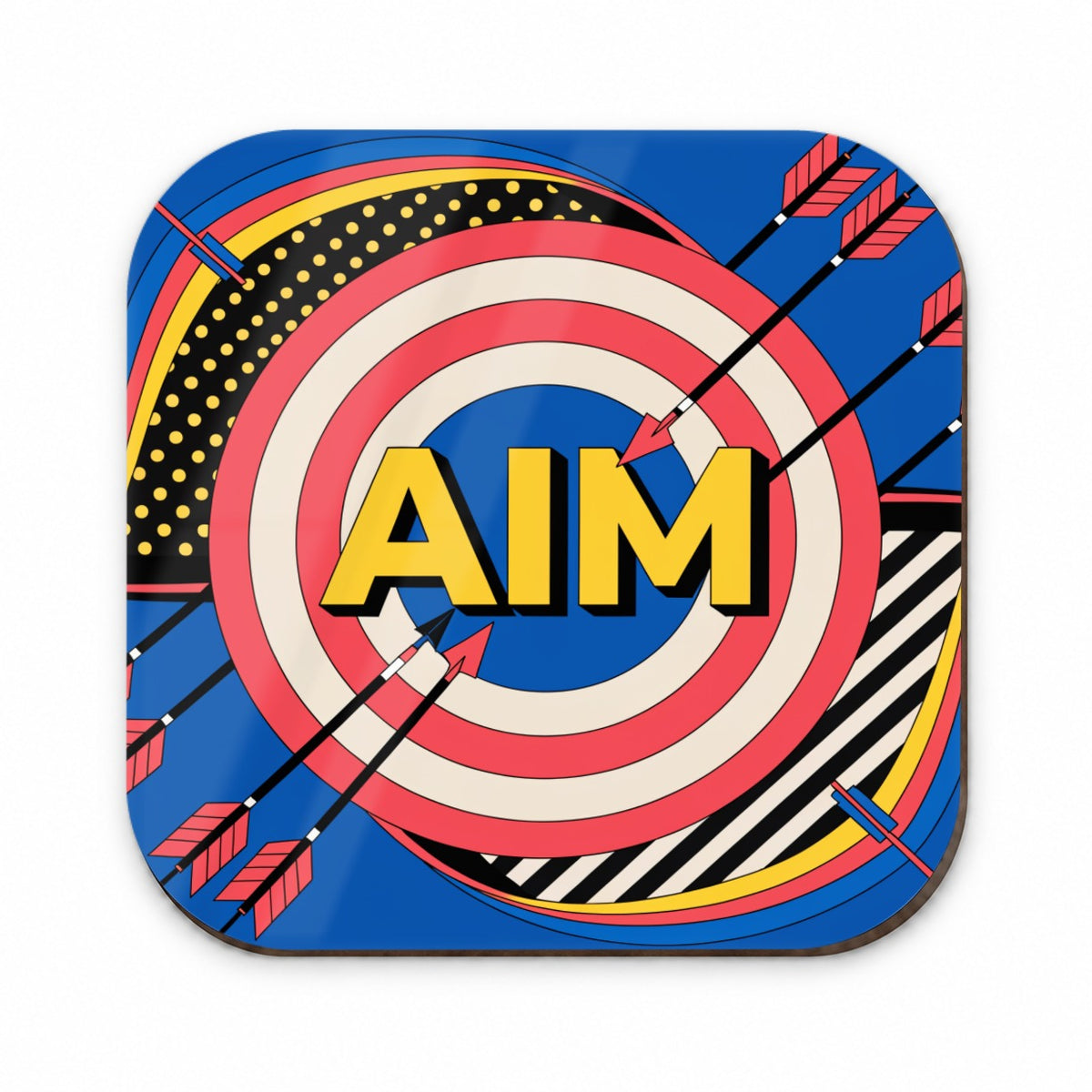 Archery Bow Arrow Target Fridge Magnet
