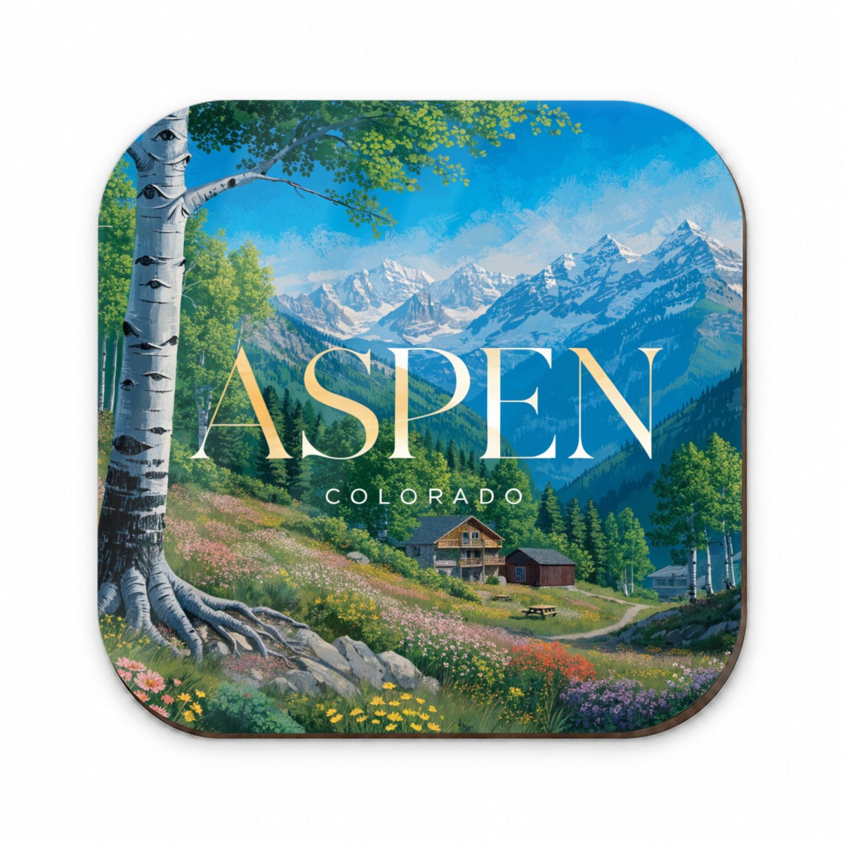 Aspen Colorado Travel Fridge Magnet