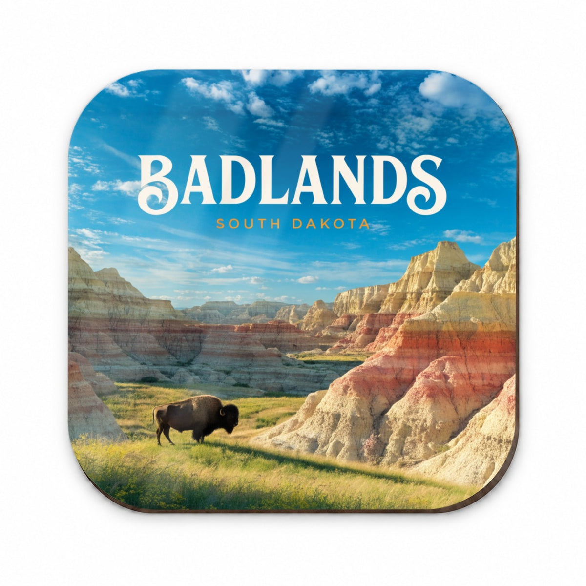Badlands South Dakota Travel Fridge Magnet