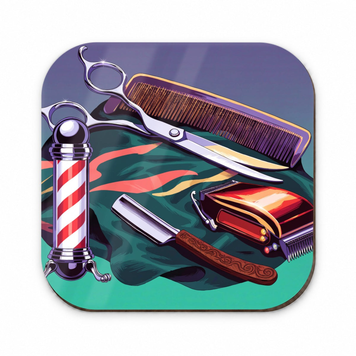 Barber Barbershop Tools Fridge Magnet