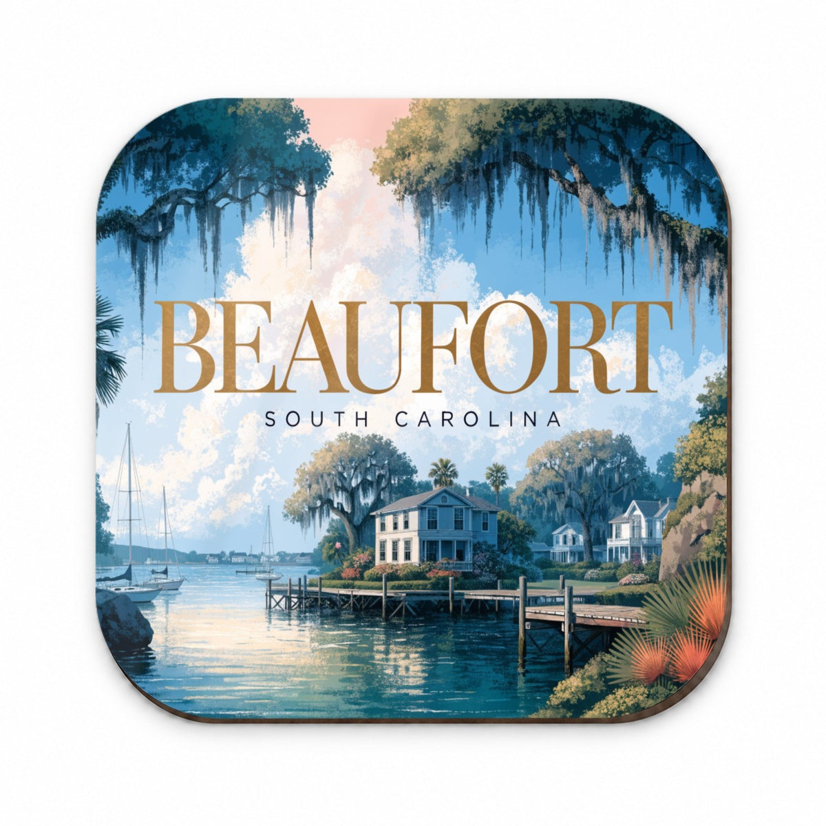 Beaufort South Carolina Travel Fridge Magnet