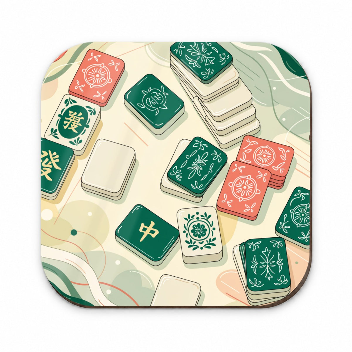 Beautiful Mahjong Tiles Fridge Magnet