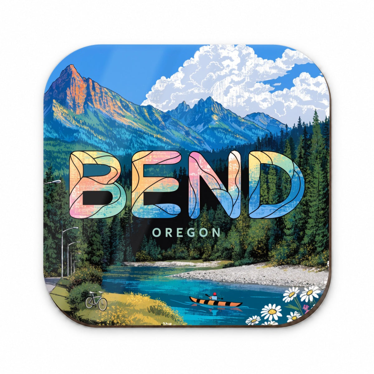 Bend Oregon Travel Fridge Magnet