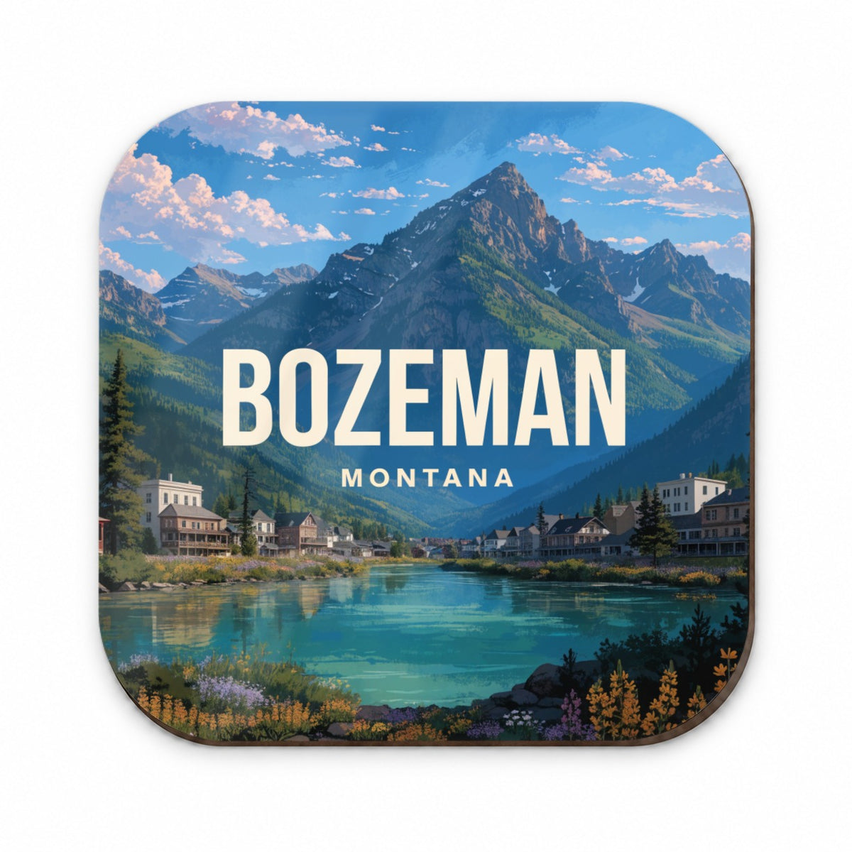 Bozeman Montana Travel Fridge Magnet