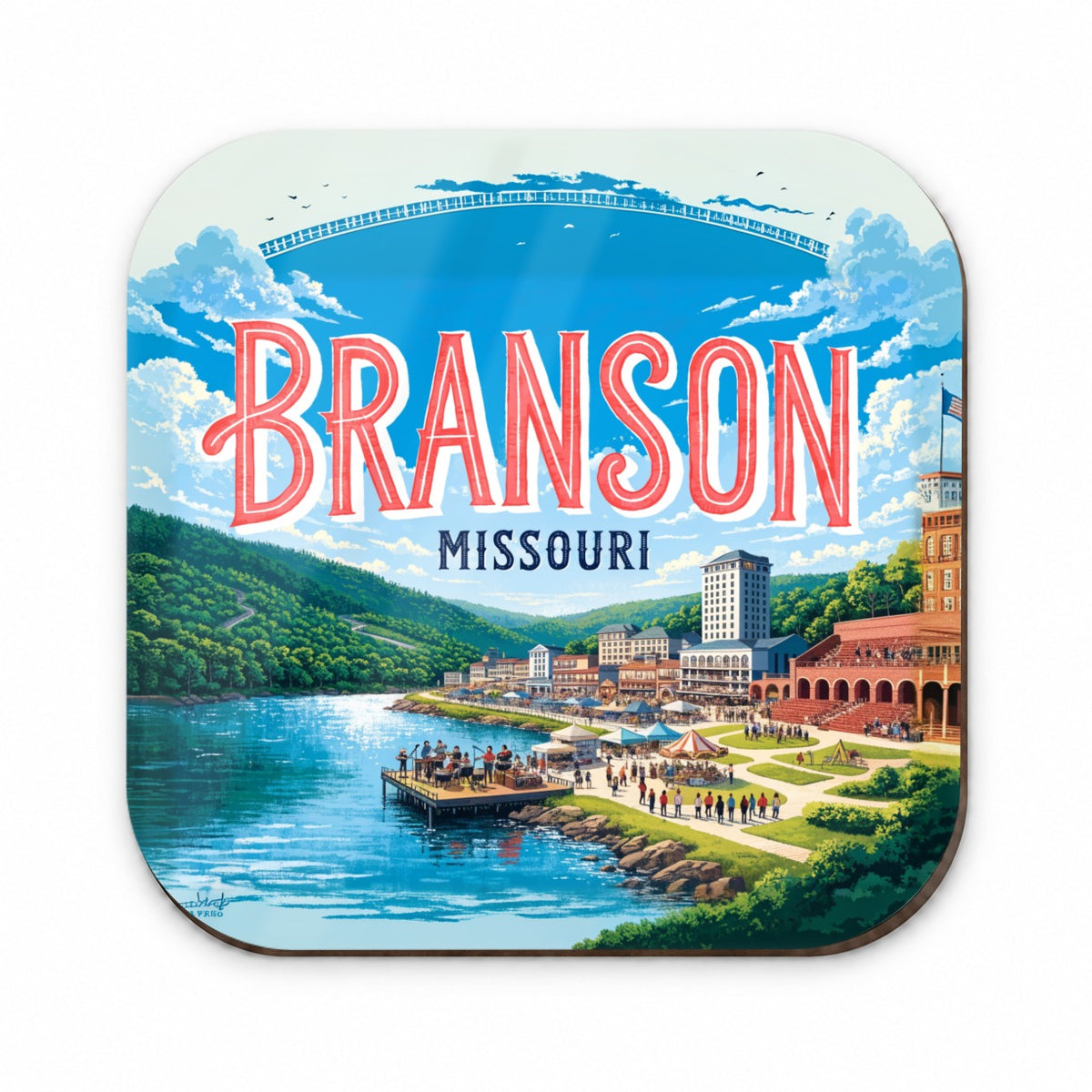 Branson Missouri Travel Fridge Magnet