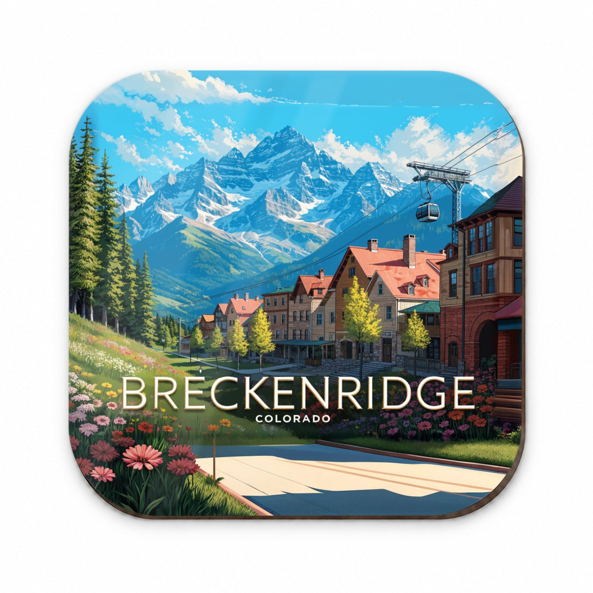 Breckenridge Colorado Travel Fridge Magnet