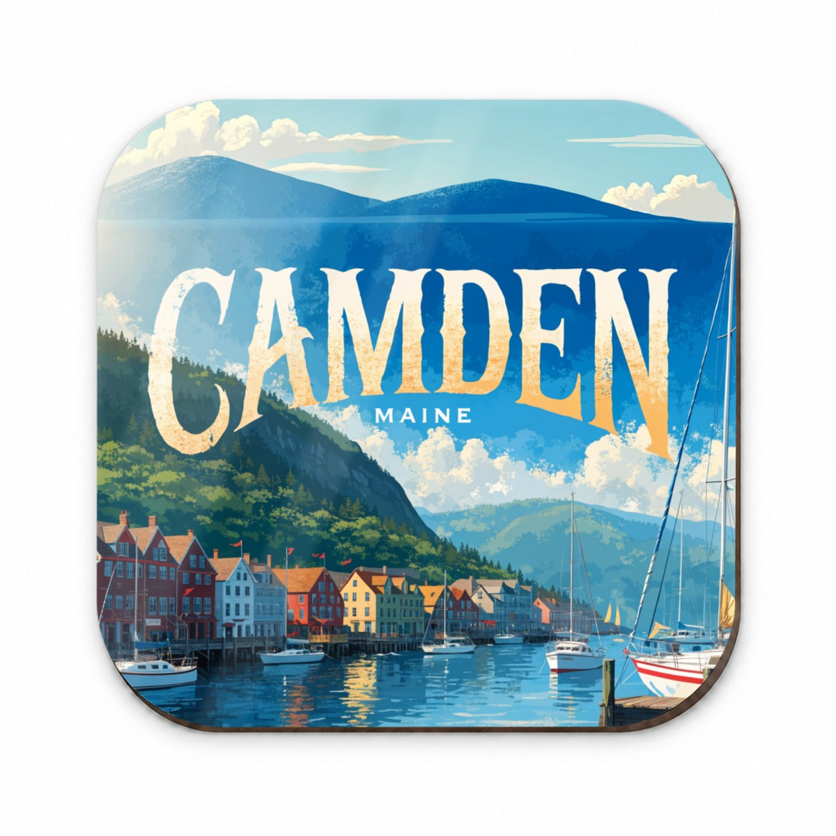 Camden Maine Travel Fridge Magnet