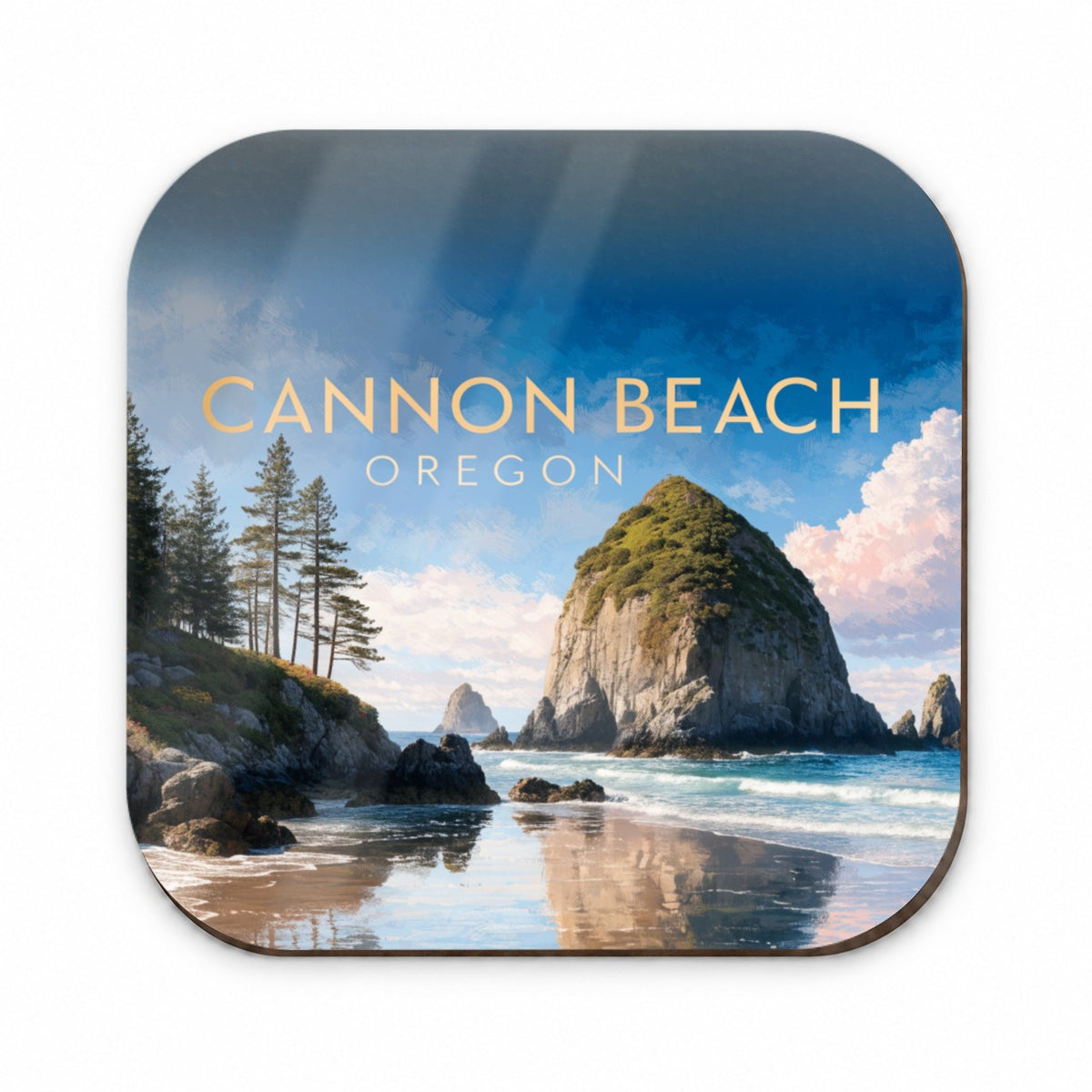 Cannon Beach Oregon Travel Fridge Magnet