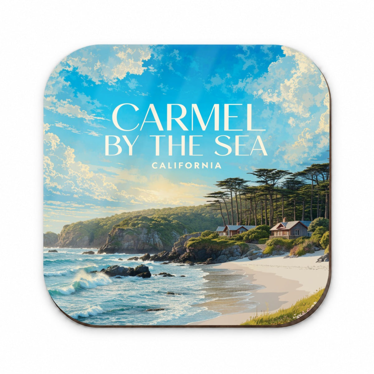 Carmel by the Sea California Travel Fridge Magnet