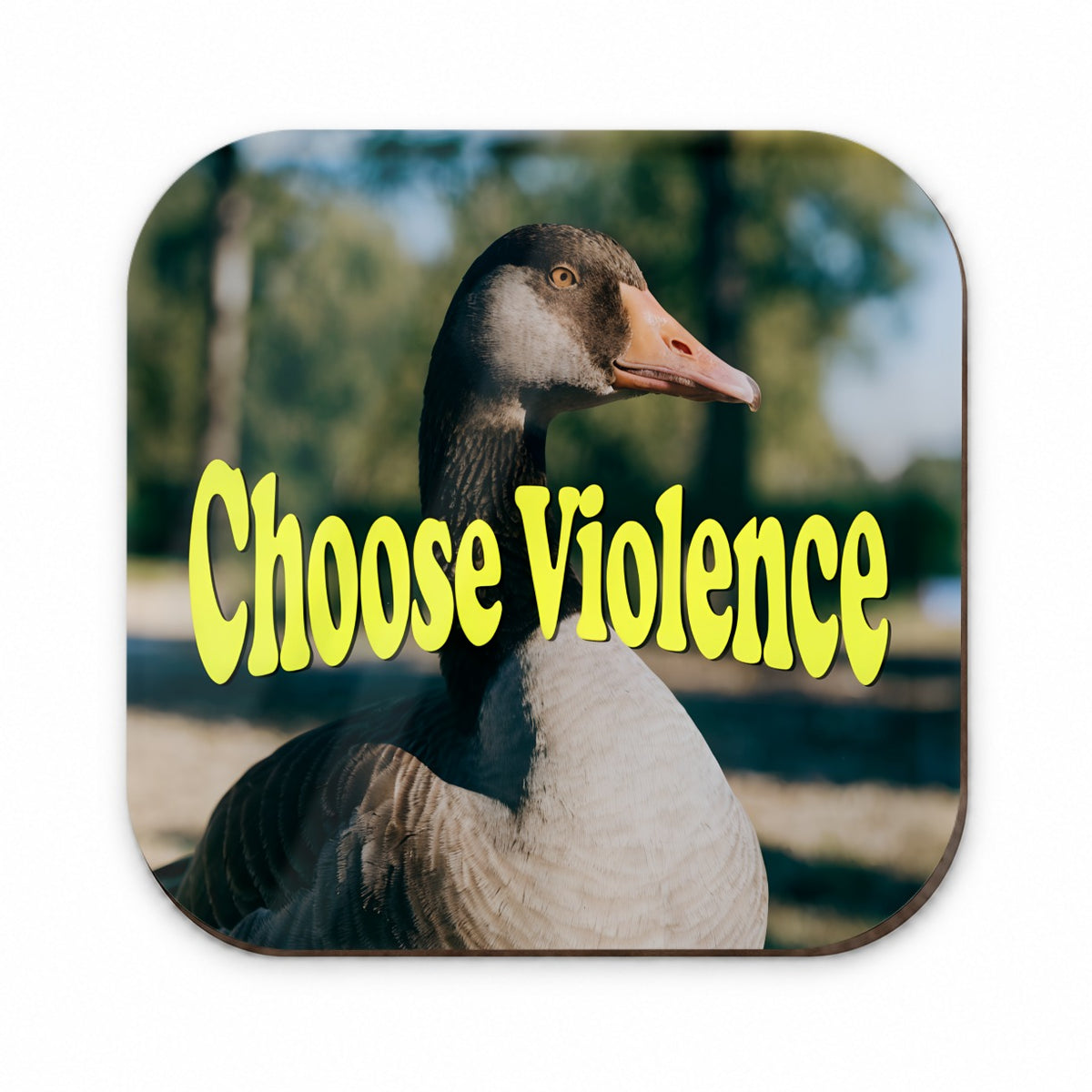 Choose Violence Goose Funny Fridge Magnet