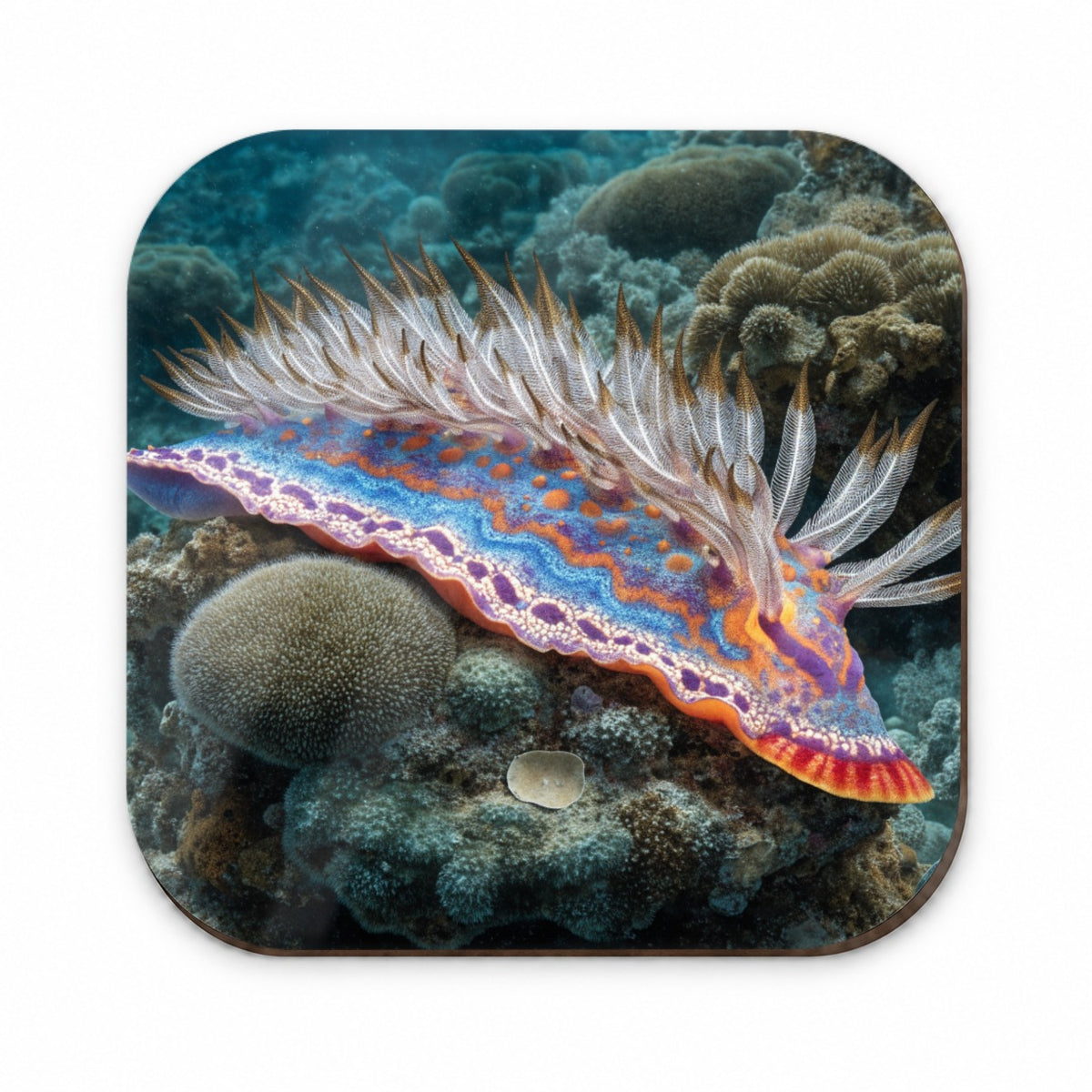 Colorful Nudibranch Reef Fridge Magnet
