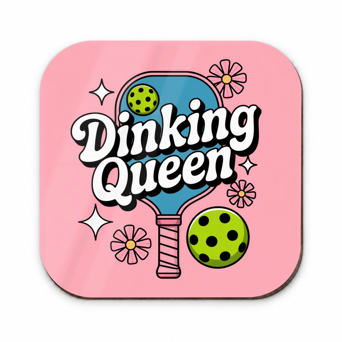 Dinking Queen Pickleball Fridge Magnet