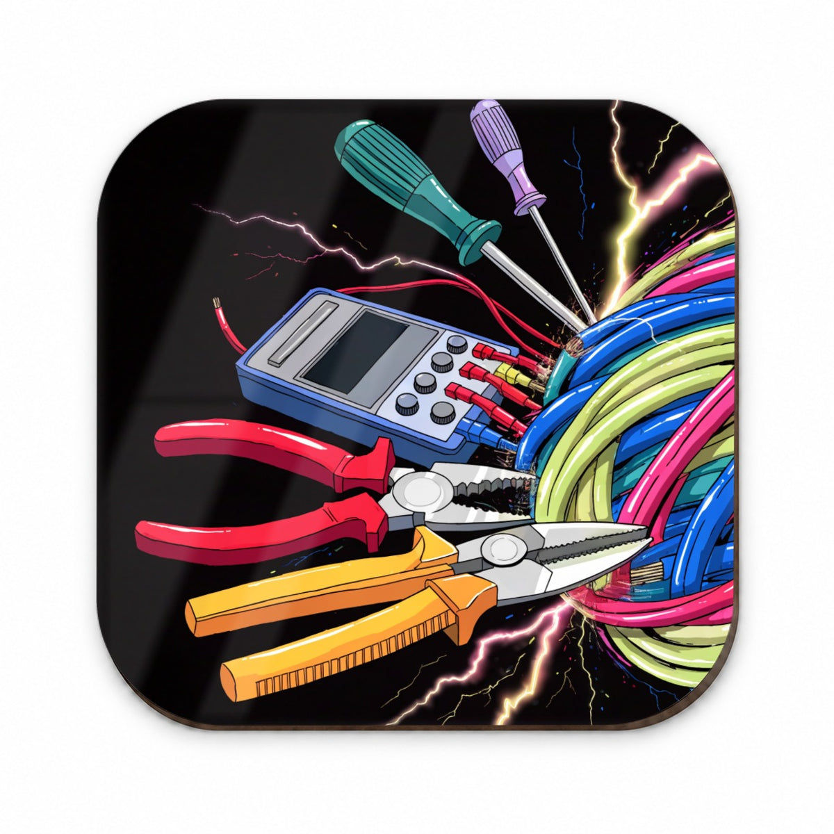 Electrician Tools Lightning Fridge Magnet