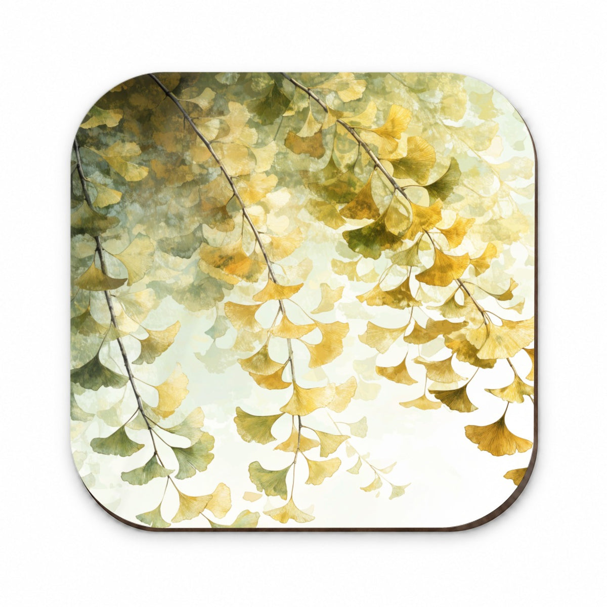 Elegant Ginkgo Leaves Fridge Magnet