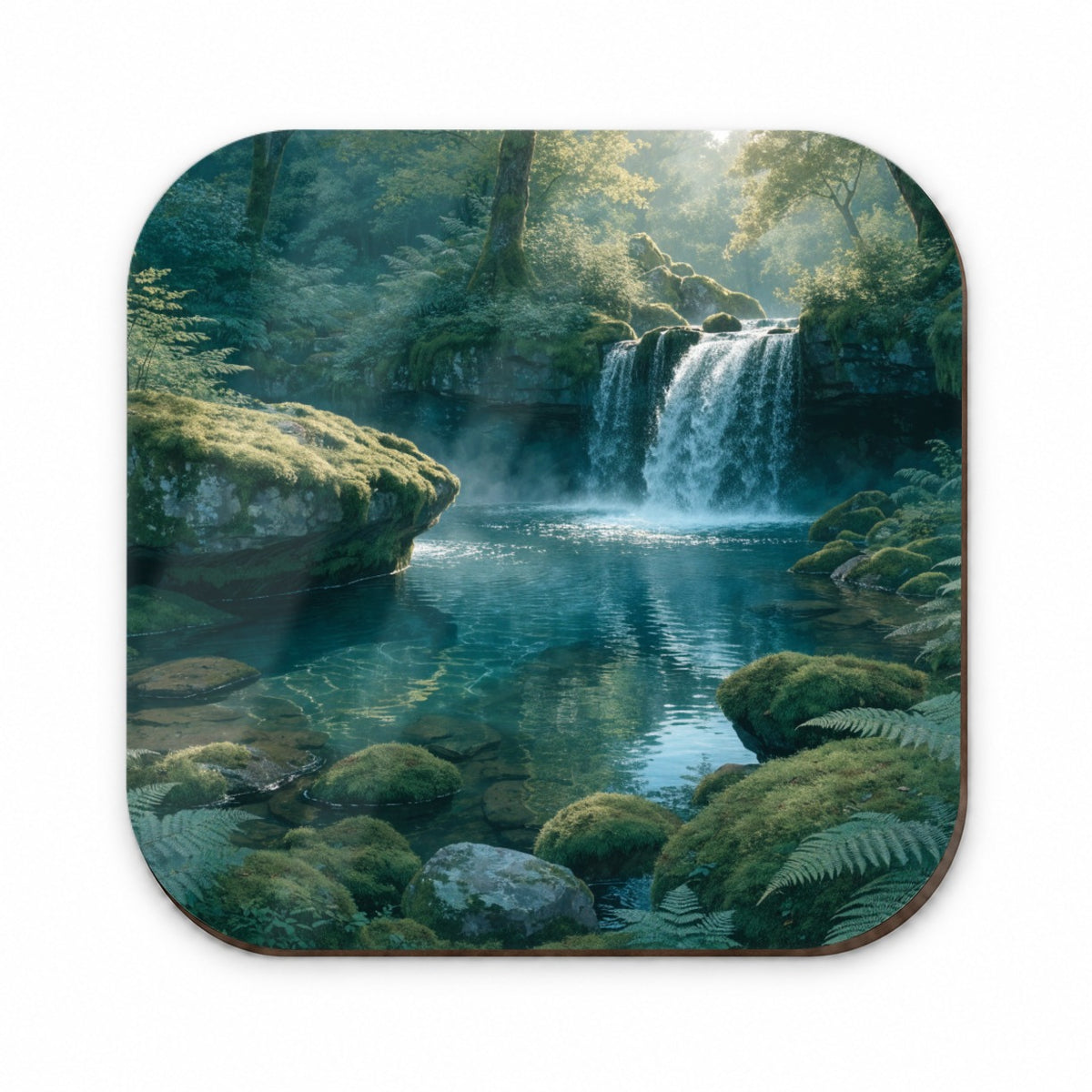 Forest Waterfall Landscape Fridge Magnet