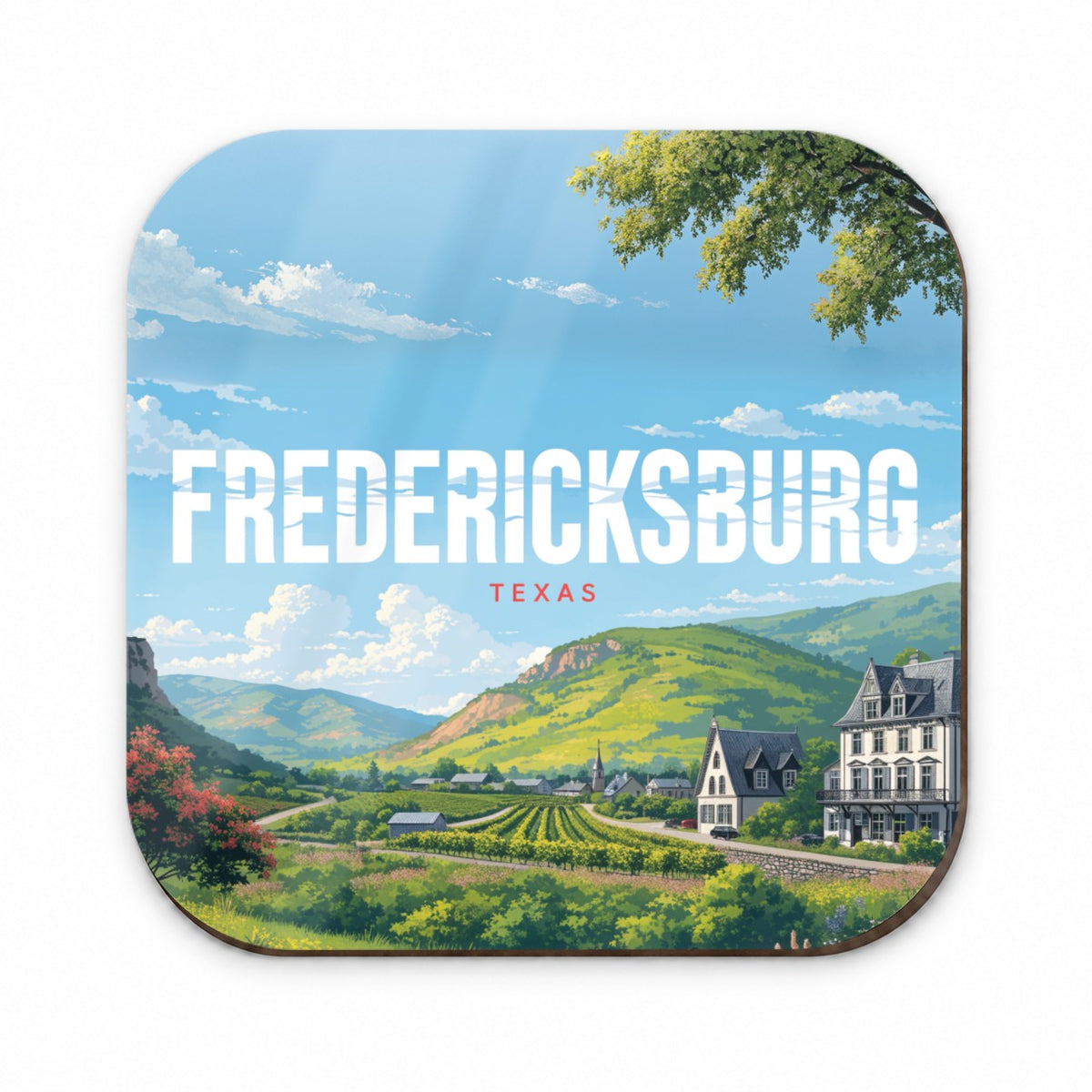 Fredericksburg Texas Travel Fridge Magnet