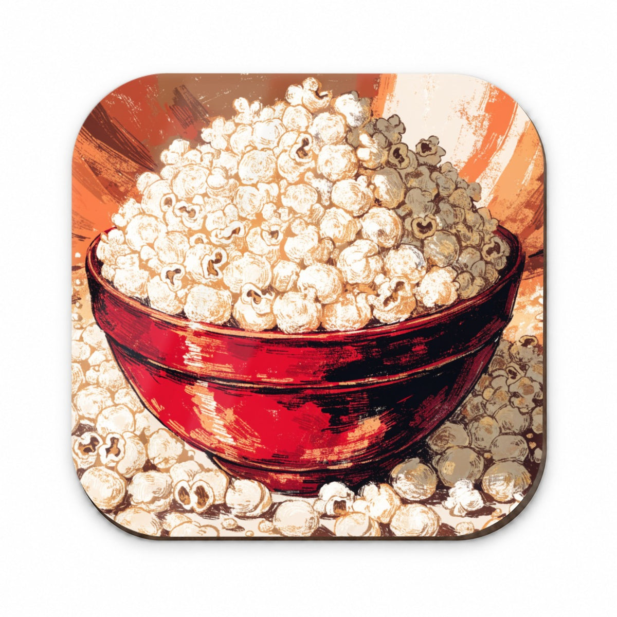 Gourmet Popcorn Movie Night Fridge Magnet