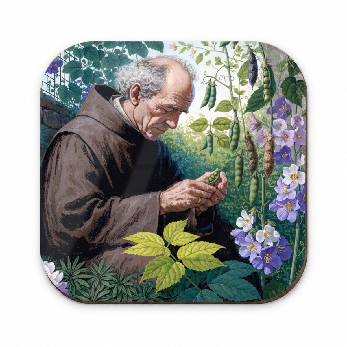Gregor Mendel Geneticist Fridge Magnet