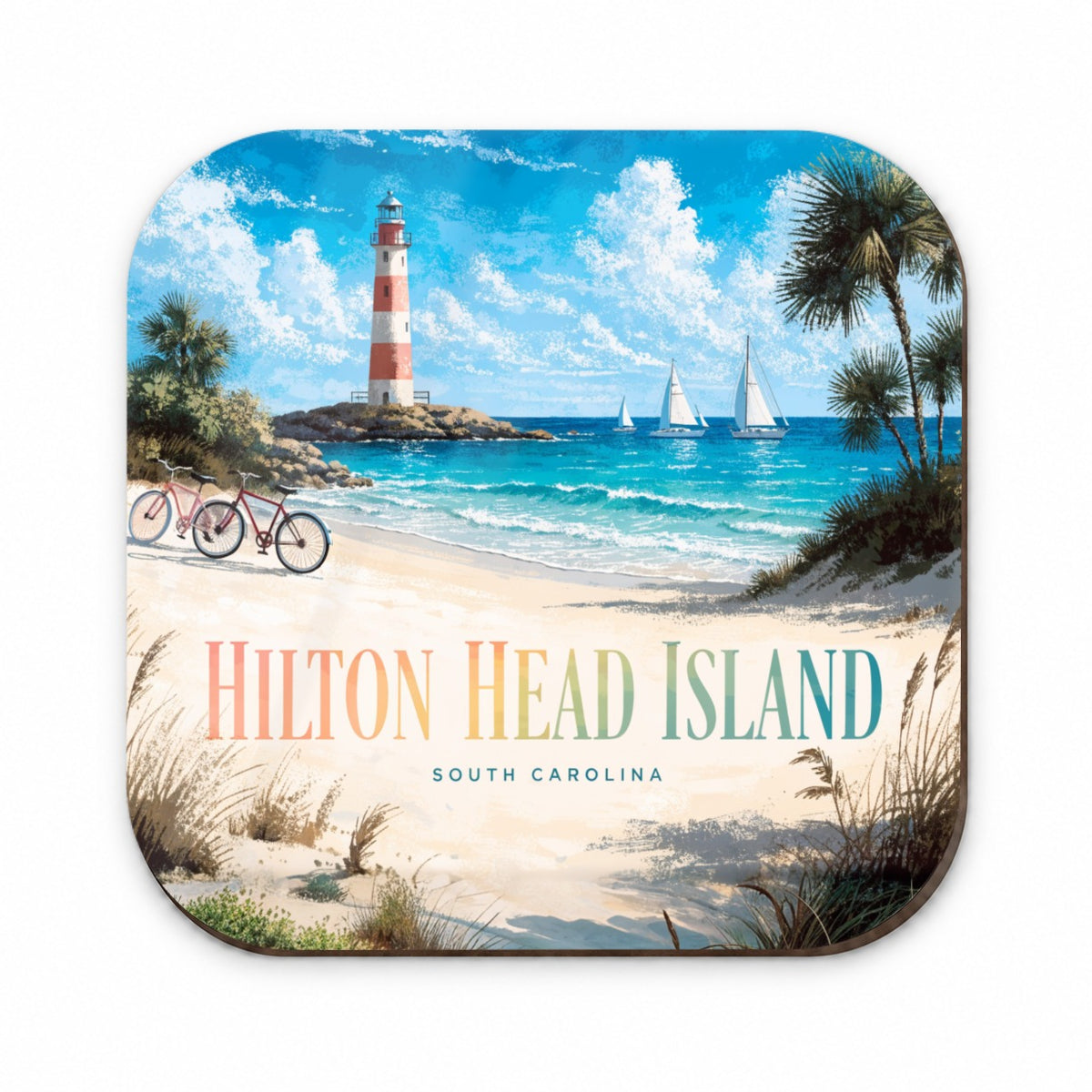 Hilton Head Island South Carolina Travel Fridge Magnet