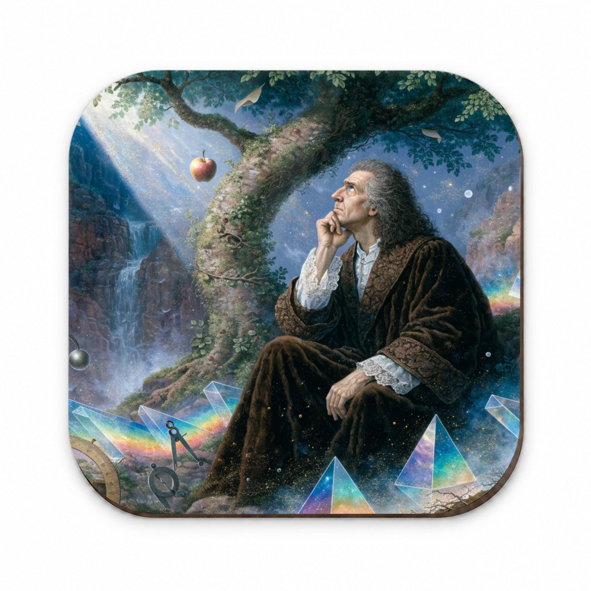 Isaac Newton Scientist Fridge Magnet