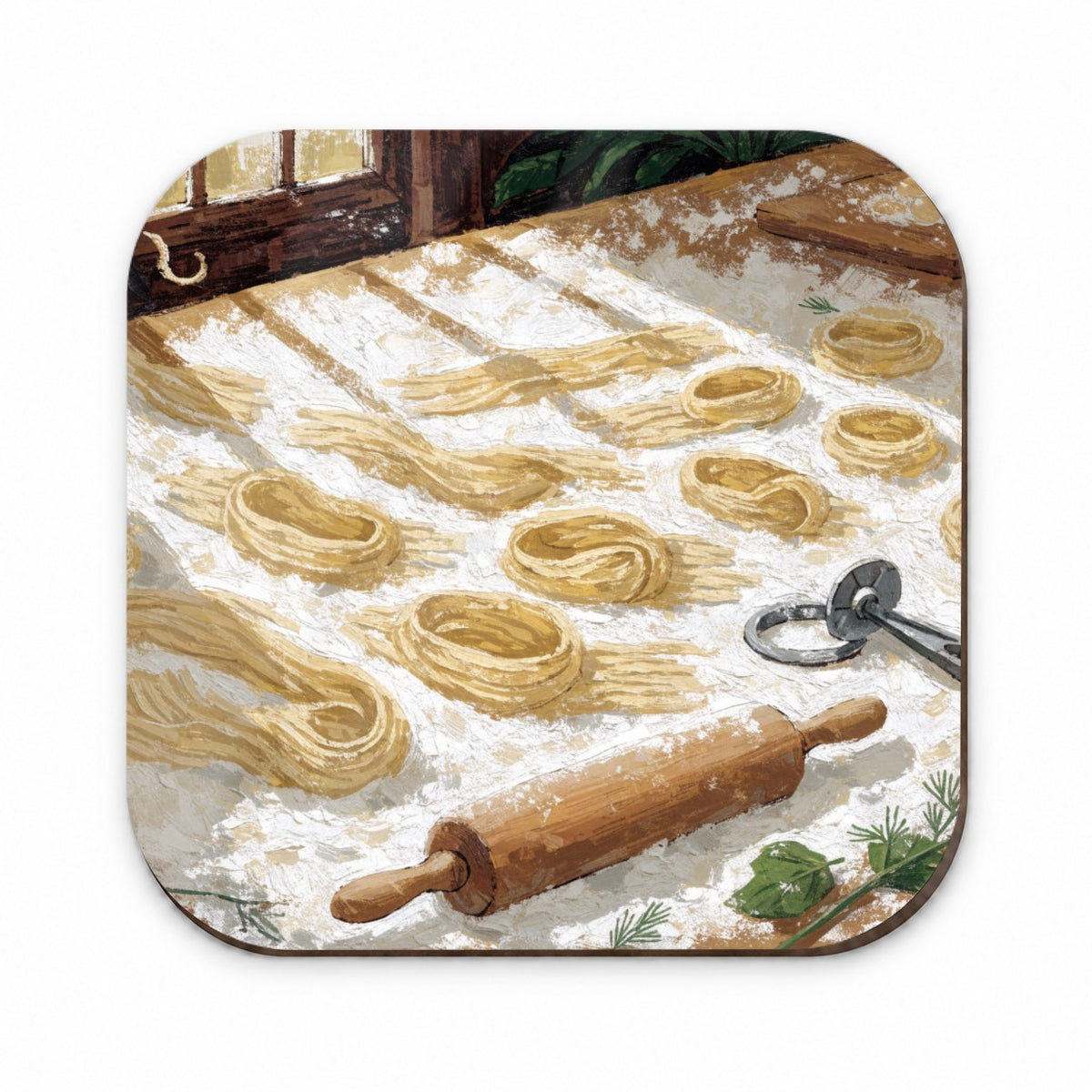 Italian Pasta Making Fridge Magnet